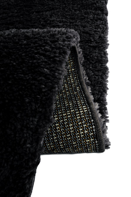 Snug Plain Black Rug-Melrose-Rug Love - The Most Loved Rug Store