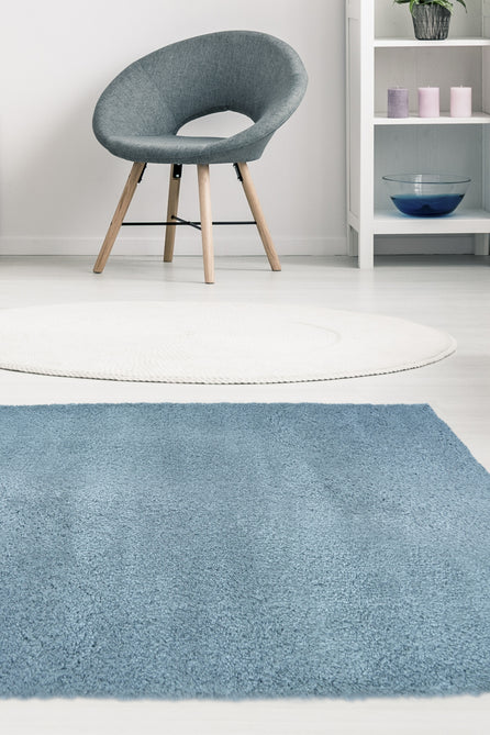 Snug Plain Denim Rug-Melrose-Rug Love - The Most Loved Rug Store