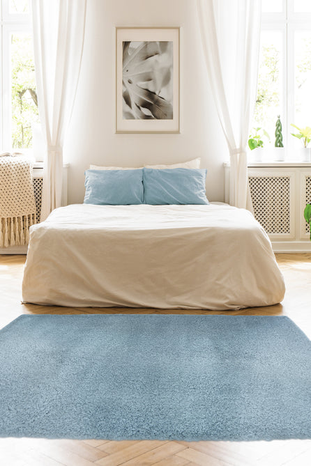 Snug Plain Denim Rug-Melrose-Rug Love - The Most Loved Rug Store