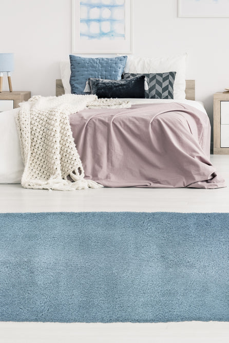 Snug Plain Denim Rug-Melrose-Rug Love - The Most Loved Rug Store