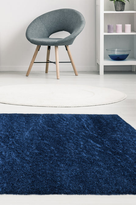 Snug Plain Navy Rug-Melrose-Rug Love - The Most Loved Rug Store