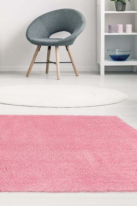 Snug Plain Pink Rug-Melrose-Rug Love - The Most Loved Rug Store