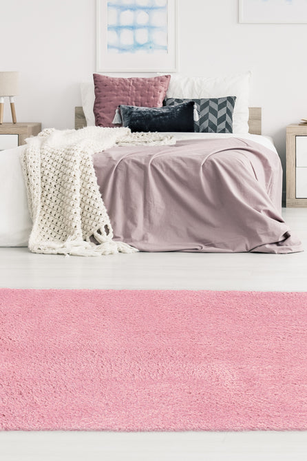 Snug Plain Pink Rug-Melrose-Rug Love - The Most Loved Rug Store