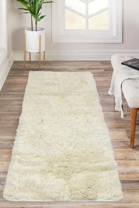 Soft Washable Cosy Ivory Rug