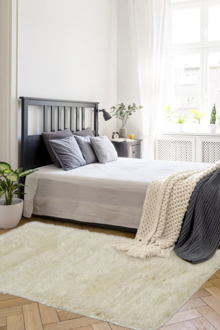 Soft Washable Cosy Ivory Rug