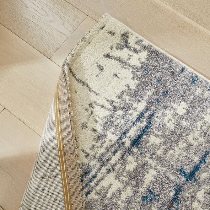 Somerset SOM102 White/Blue Rug