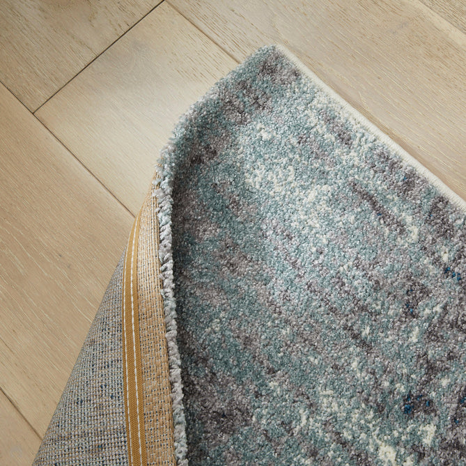 Somerset SOM102 White/Turquoise Rug