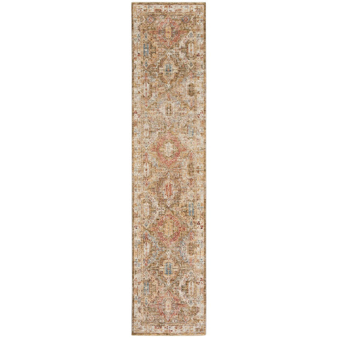 Sahar SHR01 Traditional Persian Vintage Distressed Ornate Border Soft-Touch Polyester Low Profile Short Pile Green Rug-Nourison-Rug Love - The Most Loved Rug Store