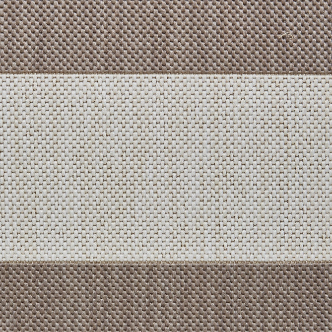 Santa Monica 48644 Striped Durable Stain-Resistant Weatherproof Flatweave In-Outdoor Beige/Cream Rug-Think Rugs-Rug Love - The Most Loved Rug Store