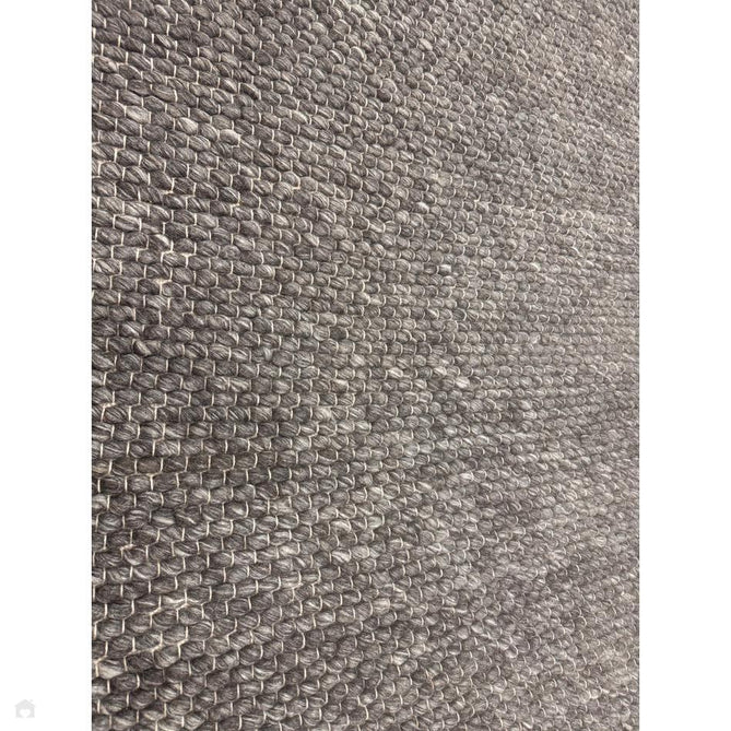 Savannah Modern Plain Mottled Beaded Pebble Chunky Hand-Woven Textured Felted Wool Yarn Looped Pile Charcoal Grey/Ash Grey/Ivory Rug-Melrose-Rug Love - The Most Loved Rug Store