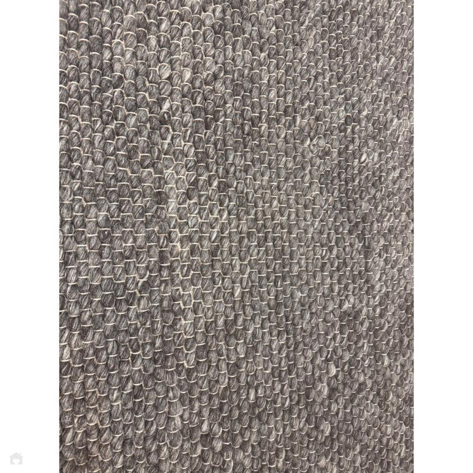 Savannah Modern Plain Mottled Beaded Pebble Chunky Hand-Woven Textured Felted Wool Yarn Looped Pile Charcoal Grey/Ash Grey/Ivory Rug-Melrose-Rug Love - The Most Loved Rug Store