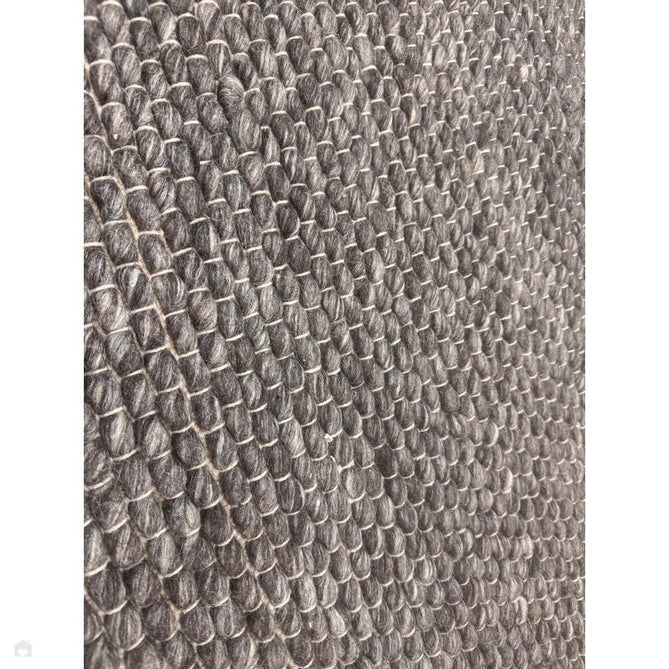 Savannah Modern Plain Mottled Beaded Pebble Hand-Woven Textured Wool Flat-Pile Charcoal Rug-Oriental Weavers-Rug Love - The Most Loved Rug Store