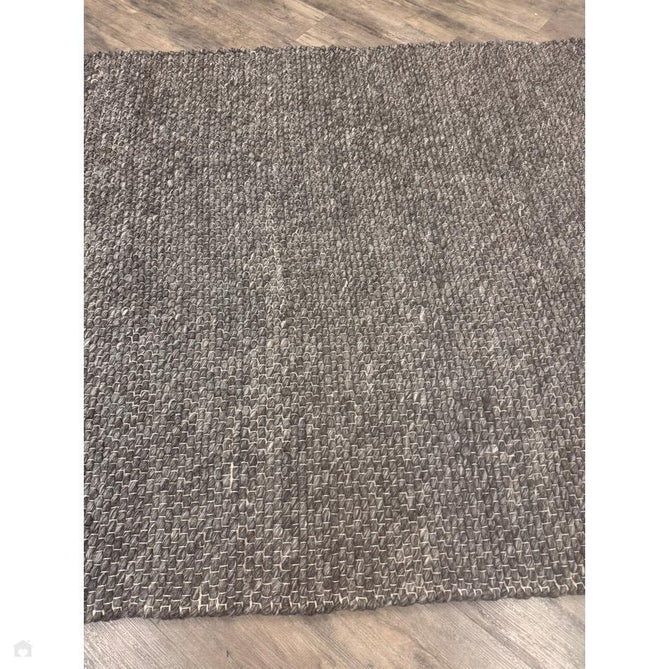 Savannah Modern Plain Mottled Beaded Pebble Hand-Woven Textured Wool Flat-Pile Charcoal Rug-Oriental Weavers-Rug Love - The Most Loved Rug Store