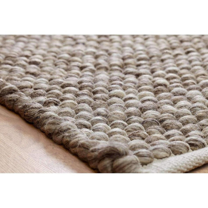 Savannah Modern Plain Mottled Beaded Pebble Hand-Woven Textured Wool Flat-Pile Taupe Rug-Melrose-Rug Love - The Most Loved Rug Store