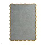 Scalloped Elsie Duck Egg/Ochre Rug