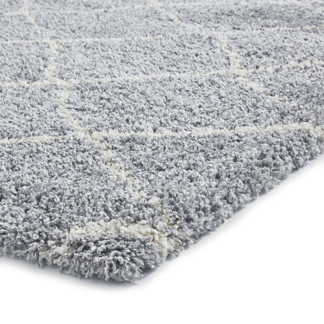 Scandi Berber G257 Modern Moroccan Berber Soft Plush Boho Shaggy Grey/Cream Rug-Think Rugs-Rug Love - The Most Loved Rug Store