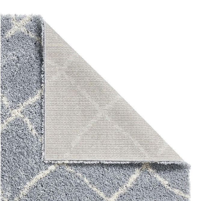 Scandi Berber G257 Modern Moroccan Berber Soft Plush Boho Shaggy Grey/Cream Rug-Think Rugs-Rug Love - The Most Loved Rug Store