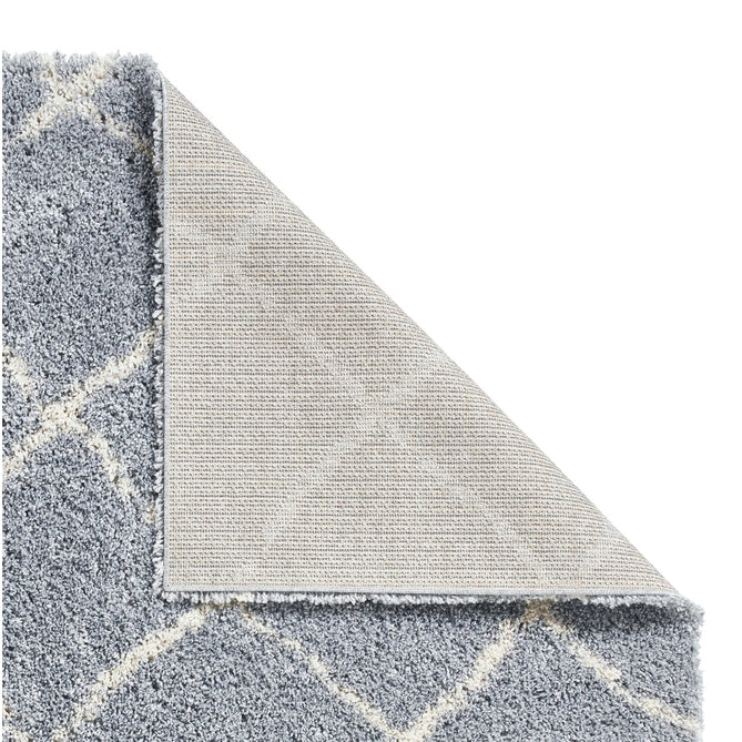 Scandi Berber G257 Modern Moroccan Berber Soft Plush Boho Shaggy Grey/Cream Rug-Think Rugs-Rug Love - The Most Loved Rug Store