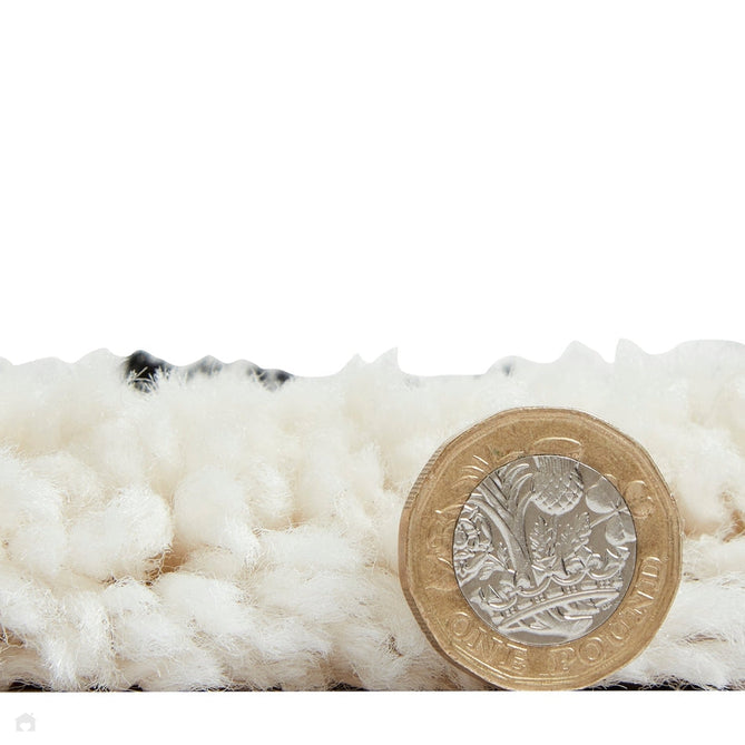 Scandi-Boho RL01 Modern Moroccan Berber Soft Plush Shaggy White/Black Rug-Rug Love Exclusive-Rug Love - The Most Loved Rug Store