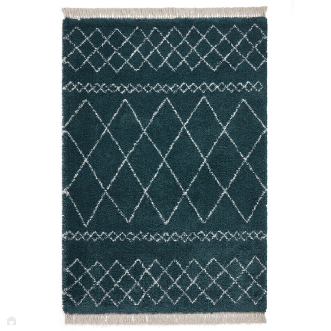 Scandi-Boho RL02 Modern Moroccan Berber Soft Plush Shaggy Green Rug-Rug Love Exclusive-Rug Love - The Most Loved Rug Store