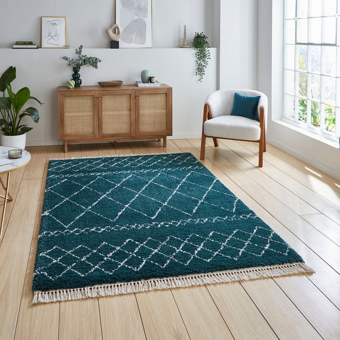 Scandi-Boho RL02 Modern Moroccan Berber Soft Plush Shaggy Green Rug-Rug Love Exclusive-Rug Love - The Most Loved Rug Store
