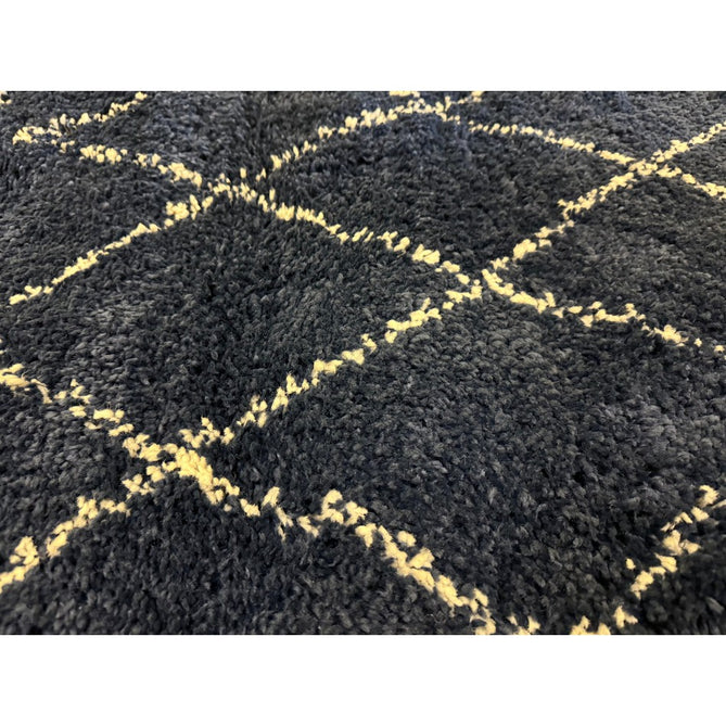 Scandi-Boho RL02 Modern Moroccan Berber Soft Plush Shaggy Navy Blue Rug-Rug Love Exclusive-Rug Love - The Most Loved Rug Store