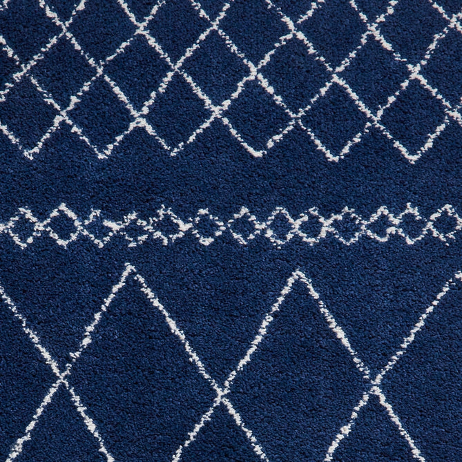 Scandi-Boho RL02 Modern Moroccan Berber Soft Plush Shaggy Navy Blue Rug-Rug Love Exclusive-Rug Love - The Most Loved Rug Store