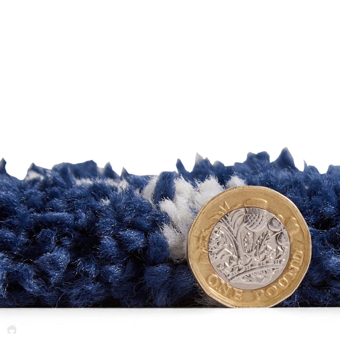 Scandi-Boho RL02 Modern Moroccan Berber Soft Plush Shaggy Navy Blue Rug-Rug Love Exclusive-Rug Love - The Most Loved Rug Store