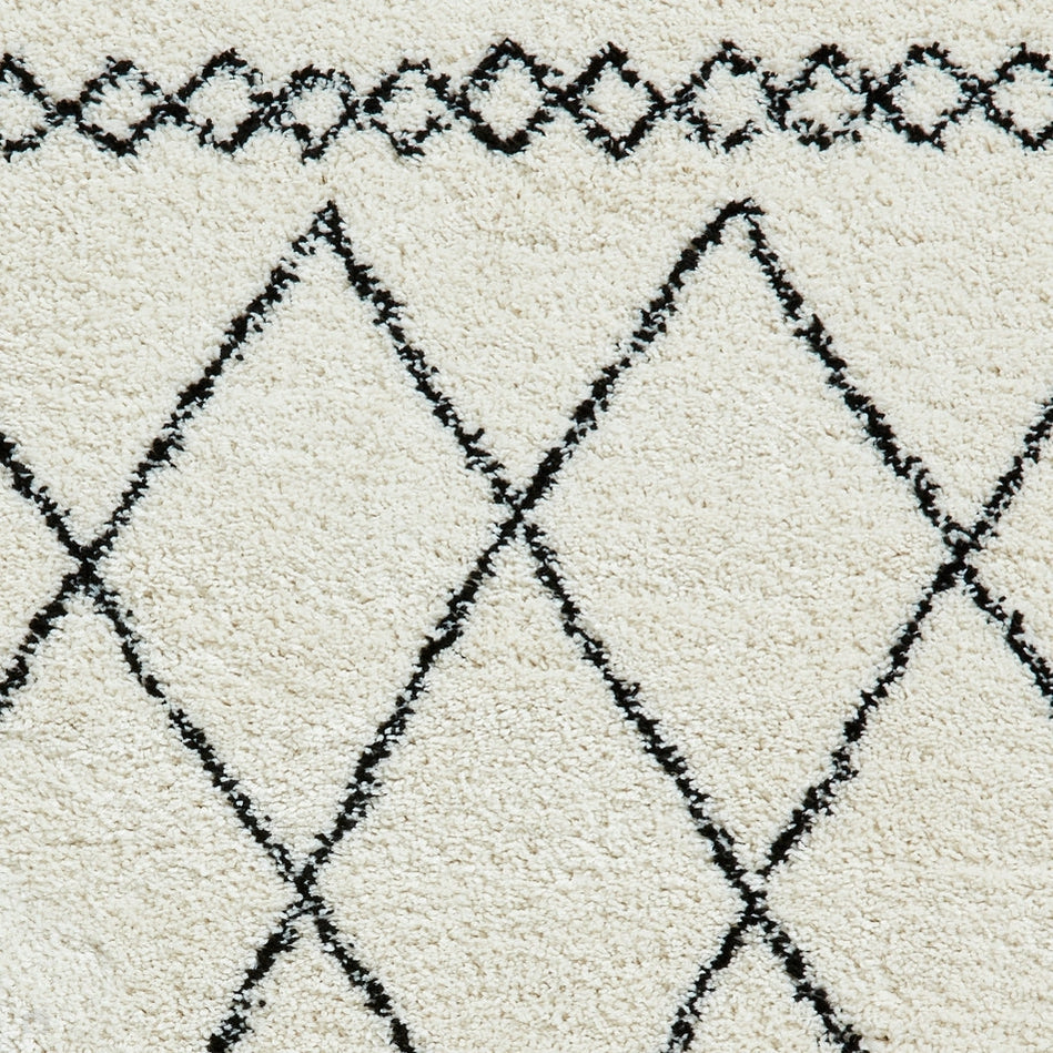 On Sale Scandi-Boho RL02 Modern Moroccan Berber Soft Plush Shaggy White ...