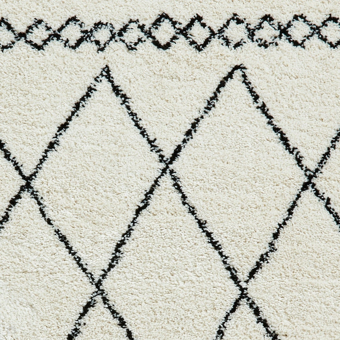 Scandi-Boho RL02 Modern Moroccan Berber Soft Plush Shaggy White/Black Rug-Rug Love Exclusive-Rug Love - The Most Loved Rug Store