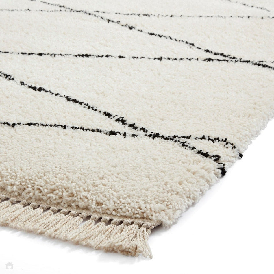 Scandi-Boho RL04 White/Black Rug 120 x 170 cm Lowest Price £99.00 | Rug ...