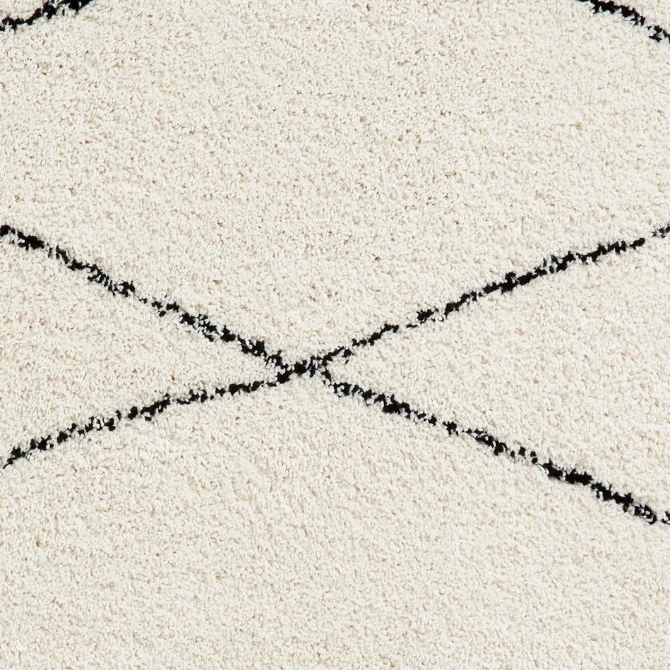 Scandi-Boho RL04 White/Black Rug 120 x 170 cm Lowest Price £99.00 | Rug ...