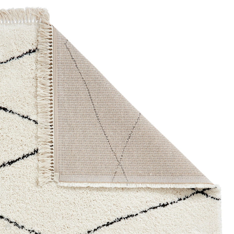 Scandi-Boho RL04 White/Black Rug 120 x 170 cm Lowest Price £99.00 | Rug ...