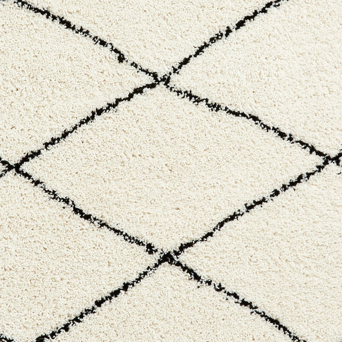 Scandi-Boho RL08 Modern Moroccan Berber Soft Plush Shaggy White/Black Rug-Rug Love Exclusive-Rug Love - The Most Loved Rug Store