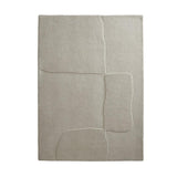 Sculptured Boulder Cream Rug