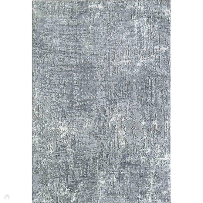 Serenity 205 SRN05 Modern Abstract Subtle Linear Painterly Grid Distressed Metallic Shimmer Soft Textured Hi-Lo Polyblend Short Pile Cool Grey/Steel Grey/Soft Silver/Charcoal/Ivory Rug-Desire Rugs-Rug Love - The Most Loved Rug Store