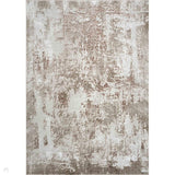 Serenity 208 SRN08 Modern Abstract Distressed Metallic Shimmer Soft Textured Hi-Lo Polyblend Short Pile Stone Beige/Taupe/Cream/Pale Sand Rug