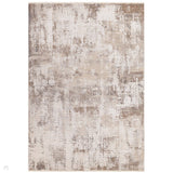 Seville 01 Ribera Modern Abstract Distressed Hi-Low Textured Space-Dyed Polyester Flatweave Beige/Natural/Cream/Grey/Multi Rug