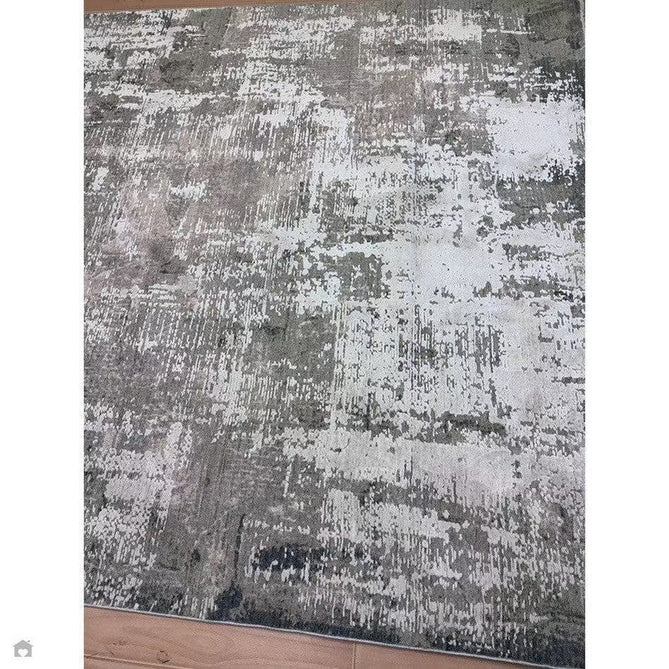 Seville 03 Olite Modern Abstract Distressed Hi-Low Textured Soft-Touch Space-Dyed Polyester Low Profile Short Pile Beige/Grey/Cream Rug-Asiatic Carpets-Rug Love - The Most Loved Rug Store