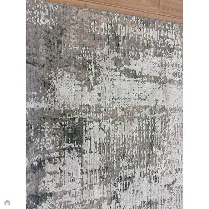 Seville 03 Olite Modern Abstract Distressed Hi-Low Textured Soft-Touch Space-Dyed Polyester Low Profile Short Pile Beige/Grey/Cream Rug-Asiatic Carpets-Rug Love - The Most Loved Rug Store
