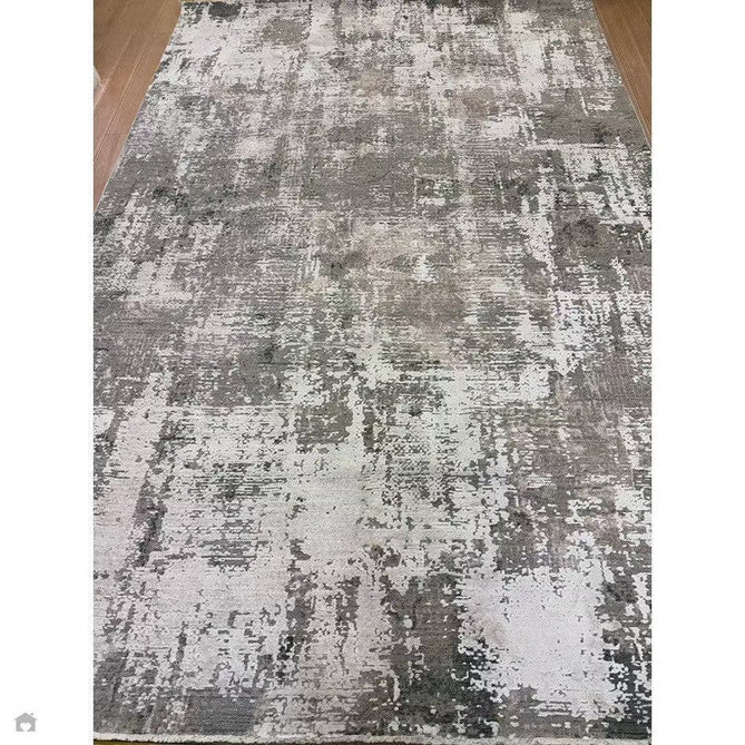 Seville 03 Olite Modern Abstract Distressed Hi-Low Textured Soft-Touch Space-Dyed Polyester Low Profile Short Pile Beige/Grey/Cream Rug-Asiatic Carpets-Rug Love - The Most Loved Rug Store