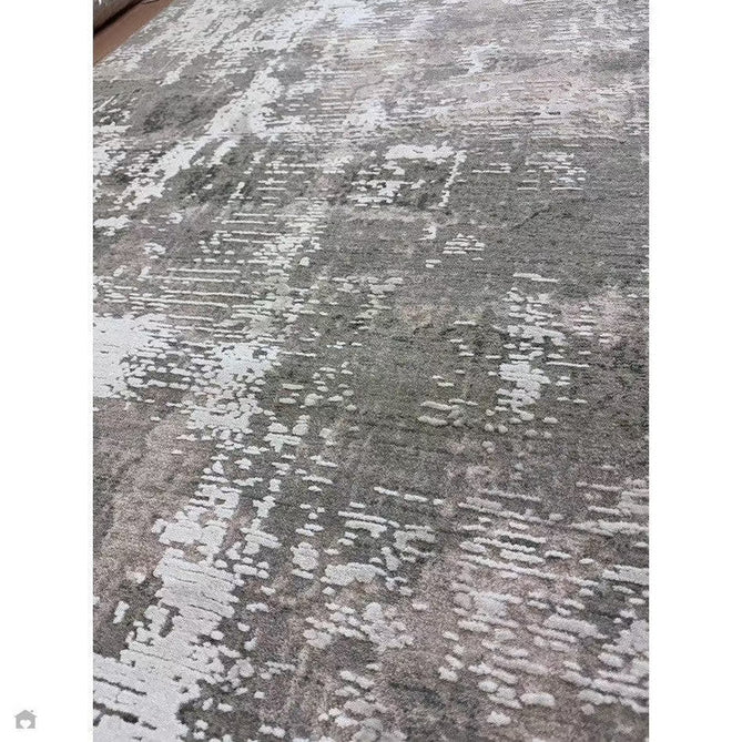 Seville 03 Olite Modern Abstract Distressed Hi-Low Textured Soft-Touch Space-Dyed Polyester Low Profile Short Pile Beige/Grey/Cream Rug-Asiatic Carpets-Rug Love - The Most Loved Rug Store