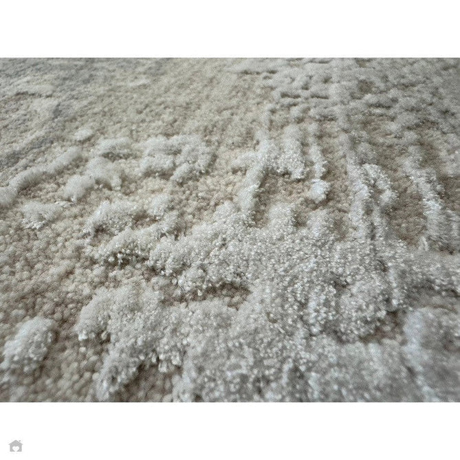 Seville 03 Olite Modern Abstract Distressed Hi-Low Textured Soft-Touch Space-Dyed Polyester Low Profile Short Pile Beige/Grey/Cream Rug-Asiatic Carpets-Rug Love - The Most Loved Rug Store