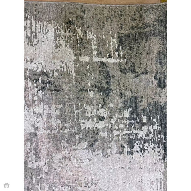 Seville 03 Olite Modern Abstract Distressed Hi-Low Textured Soft-Touch Space-Dyed Polyester Low Profile Short Pile Beige/Grey/Cream Rug-Asiatic Carpets-Rug Love - The Most Loved Rug Store