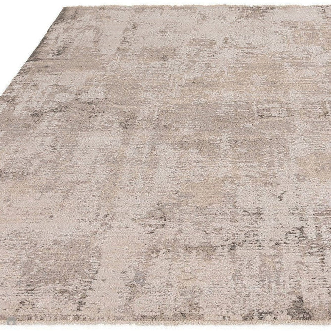 Seville 03 Olite Modern Abstract Distressed Hi-Low Textured Soft-Touch Space-Dyed Polyester Low Profile Short Pile Beige/Grey/Cream Rug-Asiatic Carpets-Rug Love - The Most Loved Rug Store
