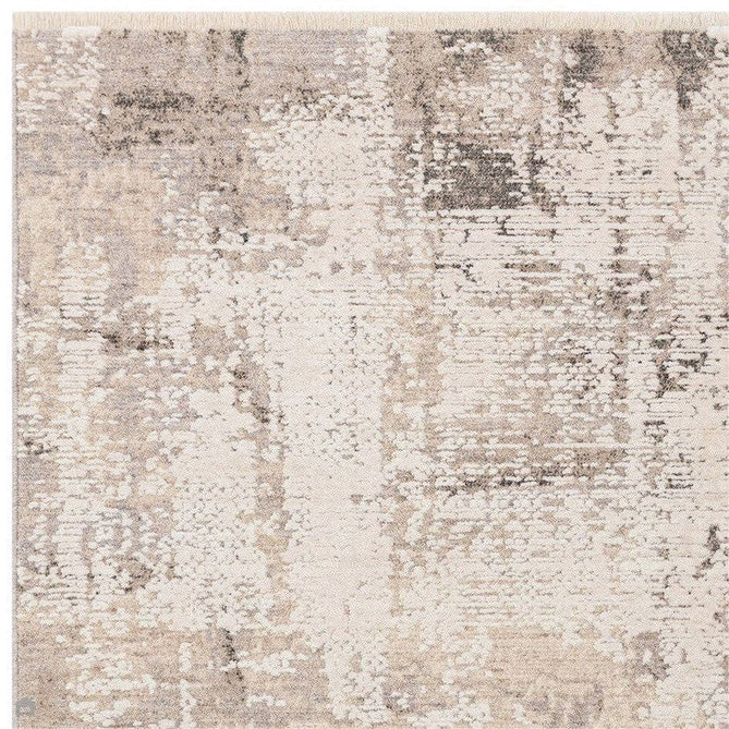 Seville 03 Olite Modern Abstract Distressed Hi-Low Textured Soft-Touch Space-Dyed Polyester Low Profile Short Pile Beige/Grey/Cream Rug-Asiatic Carpets-Rug Love - The Most Loved Rug Store