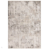 Seville 03 Olite Modern Abstract Distressed Hi-Low Textured Space-Dyed Polyester Flatweave Beige/Natural/Cream/Grey/Multi Rug