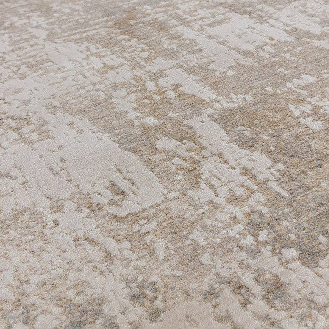 Seville 05 Nasrid Modern Abstract Distressed Hi-Low Textured Soft-Touch Space-Dyed Polyester Low Profile Short Pile Beige/Natural/Cream/Grey/Multi Rug-Asiatic Carpets-Rug Love - The Most Loved Rug Store