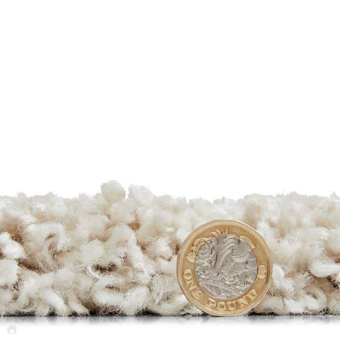 Sierra 9000 Plush Soft High-Density Stain-Resistant Plain Textured Polypropylene Shaggy Cream Rug-Think Rugs-Rug Love - The Most Loved Rug Store