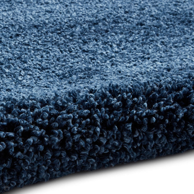 Sierra 9000 Plush Soft High-Density Stain-Resistant Plain Textured Polypropylene Shaggy Dark Blue Rug-Think Rugs-Rug Love - The Most Loved Rug Store